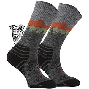 TODO BP Merino Wandelsokken voor heren, dames en kinderen, trekkingsokken van merinowol, ademend, anti-blaren, geproduceerd in de EU, 35-38 EU