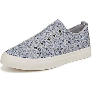 Blowfish Malibu Womens Play Sneaker Blue Floral 8 M