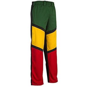 Sportkleding Unisex Authentieke Braziliaanse Capoeira Martial Arts Volwassenen Duurzame broek Abadas Jamaican, Reggae (Zwart)
