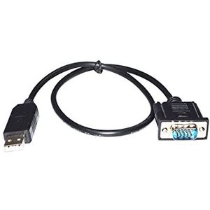 FTDI FT232RL USB NAAR 15-PIN MANNELIJKE ADAPTER RS232 SERIËLE DEBUG COMMUNICATIEKABEL Compatibel met De/la DVP-SERIE MOTION CONTROLLERS NAAR PC (Size : 3M, Color : Black)