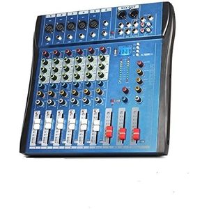 geluidsconsole, Dj Controller Mixer Mixing Meter Card Professionele Pc Digitale Console Interface Apparatuur 6 Kanalen