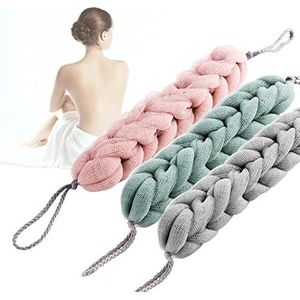 Osuter 3 STKS Douche Spons Mesh Grote Maat Fijne Mesh Douche Bal Zachte Duurzaam Bad Douche Spons Bad Rookwolken voor Mannen Vrouwen Bad Accessoires