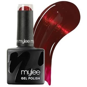 Mylee Gel Nagellak 8ml [Red Hot Gossip] - In Session Collection - UV/LED Soak-Off Nail Art, Langdurig, Manicure en Pedicure, Professioneel, Salon & Thuisgebruik [Herfst/Winter 2025]
