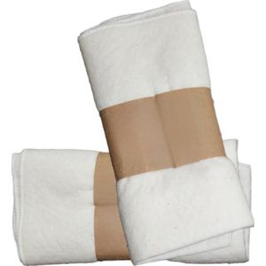 2 stuks organisch katoen flanel voor beverolie, herbruikbare castorolie, kompressen voor leverdetox, castorolie pads voor buik, afdichtingen en andere gebieden