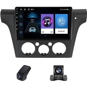 Autoradio geldt voor Mitsubishi Outlander 1 2002-2008 9 inch Touchscreen Navi met Wireless Carplay Android Auto,FM RDS GPS 2 DIN Radio Android Bluetooth DSP/RDS Achteruitrijcamera(C10)