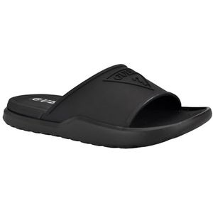 GUESS Marith Slide Sandaal voor heren, Zwart 001, 46 EU