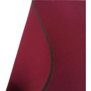 Resistente neopreenstof 2,5 mm dikte rubber neopreen duikstoffen duikmateriaal wetsuit neopreen naaistof (kleur: wijnrood)