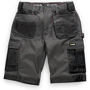 StandSafe Blackhawak Pro tuff Trade Broek Multi Holster Pocket Cargo Combat Workwear Shorts, Zwart & Grijs/Zwart, 42