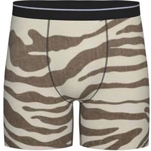 GRatka Boxer slips, heren onderbroek Boxer Shorts been Boxer Slips grappig nieuwigheid ondergoed, zebra huid, zoals afgebeeld, M