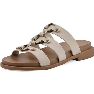 WHITE MOUNTAIN dames koala sandaal, Eggshell Smooth, 38 EU