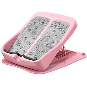 Pedaal Oefenaar Verstelbare voet hellende stretching spanningsplaat vouwen staande board spier kalf ontspannende massage pedaal fitnessapparatuur Bureau Hometrainer Pedaal Oefenaar ( Size : Pink )