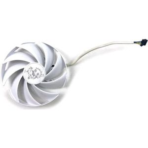 Koelventilator 87mm 4pin PLD09210B12HH RTX4060 TI GPU-ventilator voor MSI voor GeForce RTX 4060 Ti voor GAMING X SLIM WHITE 16G grafische kaartventilator(1pcs)