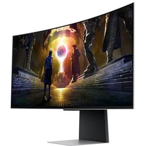 Samsung S34DG850SU PC-monitor 86,4 cm [34] 3440 x 1440 pixels UltraWide Quad HD OLED Zilver (AMUNG 34IN ODYSSEY OLED G85SD)