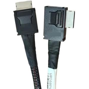 Voor Oculink SFF-8611Gen3 4 Server Array Card Moederbord Backplane Verbinding Data Rechte Kop(65cm right elbow)