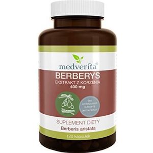 Berberin 120 capsules (Berberis Extract 400 mg) | Medverita