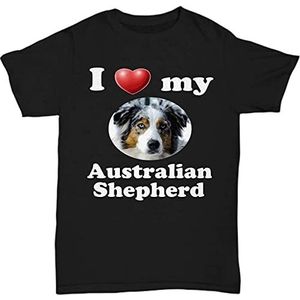 I Love My Australian Shepherd overhemden(Small)