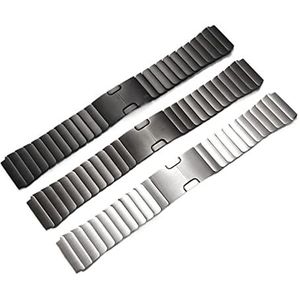 LUGEMA Bekijk band compatibel met Huawei horloge GT2 Pro 22mm roestvrij staal CORREA metalen horlogeband Compatibel met GT2 46mm Magic 2 46mm GT2E polsband (Color : Silver, Size : 22mm)