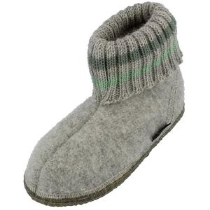 Haflinger Paul uniseks pantoffel, Steengemêleerd 284, 41 EU