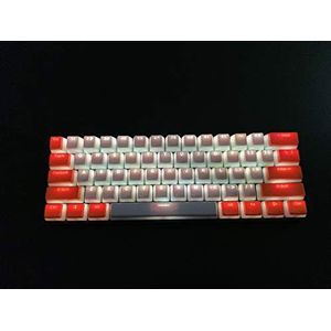 Topwang Pudding keycap 61 double shot PBT pudding keycap ANSI/ISO translucent OEM contour keycap backlight 60% / 87 TKL / 104/108 cherry MX switch mechanical keyboard