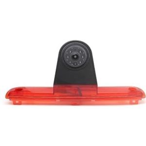 Achteruitrijcamera AHD 1080P Auto Remlicht Voor Ducato Voor Boxer Voor Citroen Voor Relay Waterdichte Achteruitrijcamera(Black lens)