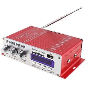 DollaTek Kentiger HY-504 Auto-audioversterker, digitaal, hoge prestaties, 4-kanaals 160 W, MP3-speler