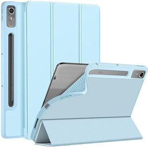 Geschikt for Lenovo Xiaoxin Pad Pro 12.7 ""P12 12.7"" Tablet Case Vouw PU Lederen Schokbestendige Cover Smart Case (Color : Sky blue, Size : For Lenovo P12 12.7 inch)