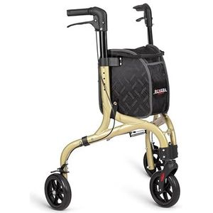 Rovera Mobility - Tripod Design - Binnen Rollator - Champagne - Drie Wielen - Ultra Lichtgewicht en Opvouwbaar