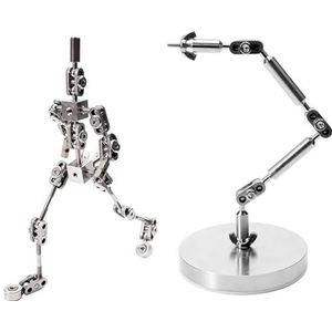 Armature Rigging Systeem voor Stop Motion Animatie,RVS Rig Arm, DIY Stop Motion Armature Kits voor Stop Motion, Roestvrij Staal Volwassen Skelet