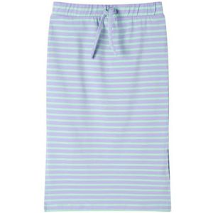 Kinderrokje recht met strepen 104 felmintkleurig, kinderrokje, kinderkled, meisjeskleding, kinderkleding, rok meisje, rokje meisje, meisjes rok