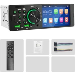 4.1"" touchscreen 1din autoradio auto Bluetooth stereo mp5-speler met afstandsbediening USB/TF snel opladen for camera