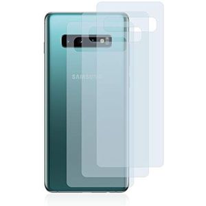 BROTECT Glas Screen Protector voor Samsung Galaxy S10 Plus (Achterkant) (3 Stuks) Schermbeschermer [9H Hardheid, Beschermglas-Folie niet Gehard Glas]