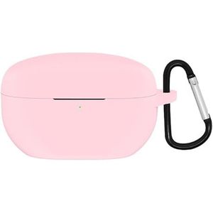 Reizen oortelefoon hoesje zachte hoofdtelefoon protector, siliconen oortelefoon covers hoofdtelefoon stofdichte beschermhoes voor WF-1000XM5 (roze)