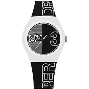 Superdry Casual Horloge SYL239BW, Zwart, armband