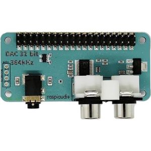 RASPIAUDIO Audio DAC Hat Sound Card (Audio+V3) for Raspberry PI5 / PI4 / Pi Zero / PI3 / PI3B / PI3B+ / Better Quality Than USB