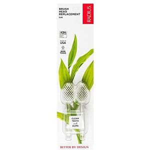 Radius Vervangende hoofden Soft 2 Pack