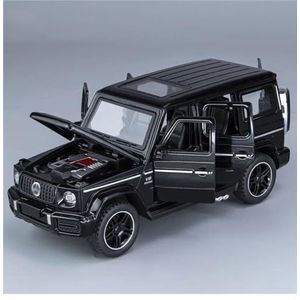 Simulatie legering modelauto Voor Benz G63 SUV 1:32 Legering Auto Diecasts & Toy Vehicles Auto Model Geluid en licht Trek Auto Speelgoed geschenken (Color : Black)