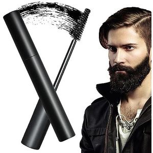 Wenkbrauwverf voor heren | 0.3oz Getinte Baard Borstel Kleurstof Kleurstok,Met penseel Brow Tint Stick Beard Coloring Stick Graybeard Dye For Men Smudgeproof Waterproof Langdurig Pologmase