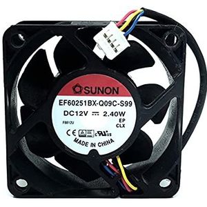 6025 12V 2.40W EF60251BX-Q03C-S99 Muffler power supply fan