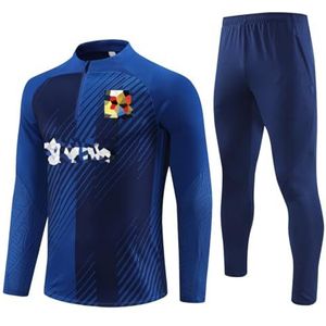 2025/2026 voetbaltrainingspak, voetbalshirts, voetbalshirt set, sportkleding met lange mouwen voor heren, ademende sportkleding voor volwassenen/kinderen,C,L