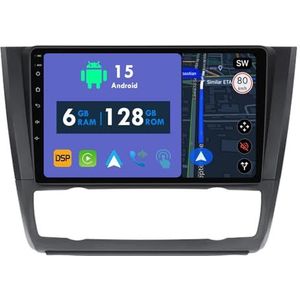 RoverOne Autoradio GPS voor BMW 1 Series 1-Series E81 E82 E87 E88 2004-2012 Carplay Android Auto Stereo Hoofdeenheid Bluetooth WiFi Radio Speler Sat Navigatie