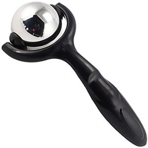 Roller Massager 360 Draai dun gezicht lichaam vormgeven ontspanning rimpel remover spierpijn verlichting massage tool therapie bal 1 stuk (kleur: zwarte massagebal)