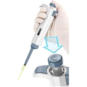 Micropipet, :Pipet, 0,1:10000 ul Enkelkanaalspipet (digitale micropipet), precisie:instelbare pipet(0.1-2.5 ul)
