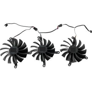 CF9015U12D CF1015U12D 6900XT Koelerventilator voor XFX voor Speedster QICK MERC 319 voor AMD Radeon RX 6900 XT Ultra GPU-ventilator(3PCS)