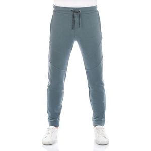 riverso RIVVito joggingbroek voor heren, trainingsbroek, lange broek, joggingbroek, vrijetijdsbroek, sportbroek, sweatbroek, biker, zakken, regular effen, katoen, zwart, grijs, groen, blauw, rood, S,