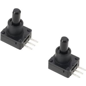 VGOL 2 STKS Potentiometer Compatibel met Thrustmaster 458 Spider 458 Italia T80 RS T80 488 GTB Edition voor Racing Game Stuurwiel 17.1x15.6mm Zwart