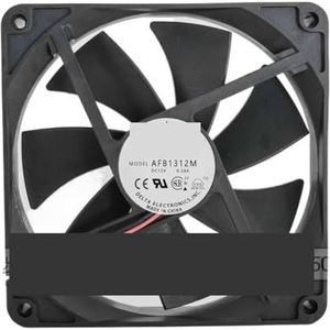 Voor Delta AFB1312M DC 12V 0,38A 135x135x25mm 2-draads serverkoelventilator