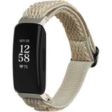 kwmobile Nylon Bandje - Geschikt voor Fitbit Inspire 2/HR - Beige