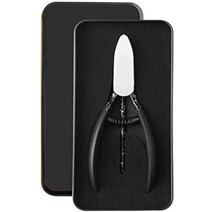 JINGYAN nagelknipper Scissorsstanless Steel Trimmers Toe Tools Nail Cutters Pedicure Professional Nail Foot Care Tools(Schwarz)