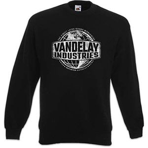 Urban Backwoods Vandelay Industries Heren Sweatshirt Pullover Sweater Zwart Maat L