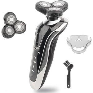Scheerapparaat for mannen Elektrisch scheerapparaat Krachtige baardscheermachine Elektrisch scheerapparaat Oplaadbaar Waterdicht(Add 1 Head)